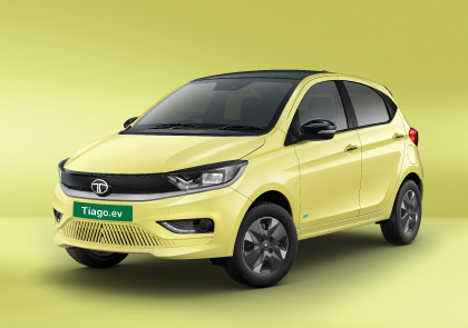 Tata Tiago.ev in midnight plum